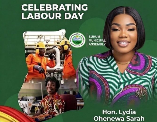 Suhum Municipal Assembly Celebrates Labour Day.