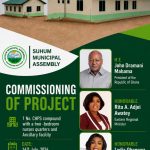 Commissioning of New CHPS Compound at Akorabo.